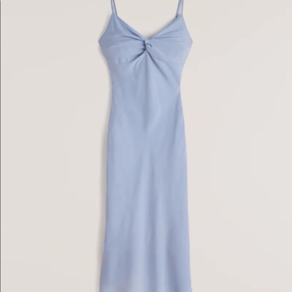 Abercrombie & Fitch Twist Front Midi Dress